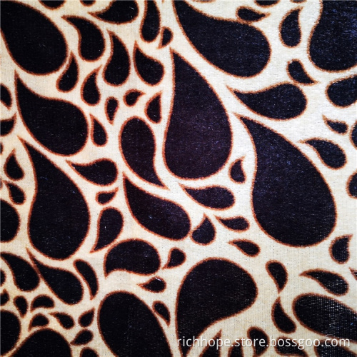 In Stock Printed 100% Polyester Curtain Upholstery Fabric